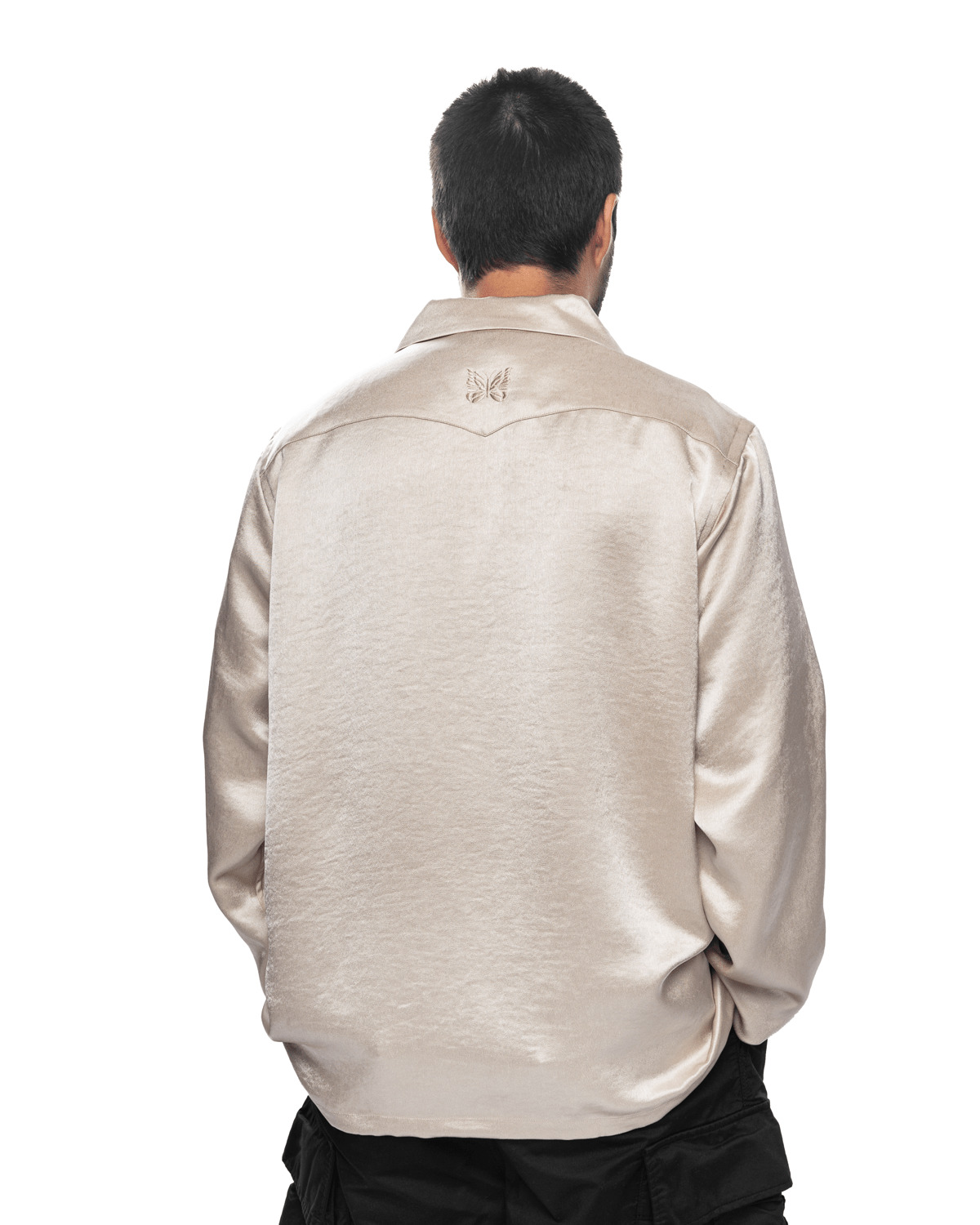 L/S Cowboy One-Up Shirt 'Beige' - 5