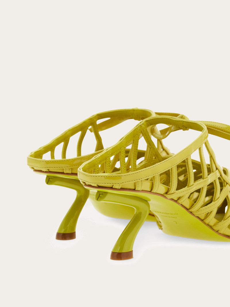 S-shaped heel mule 7