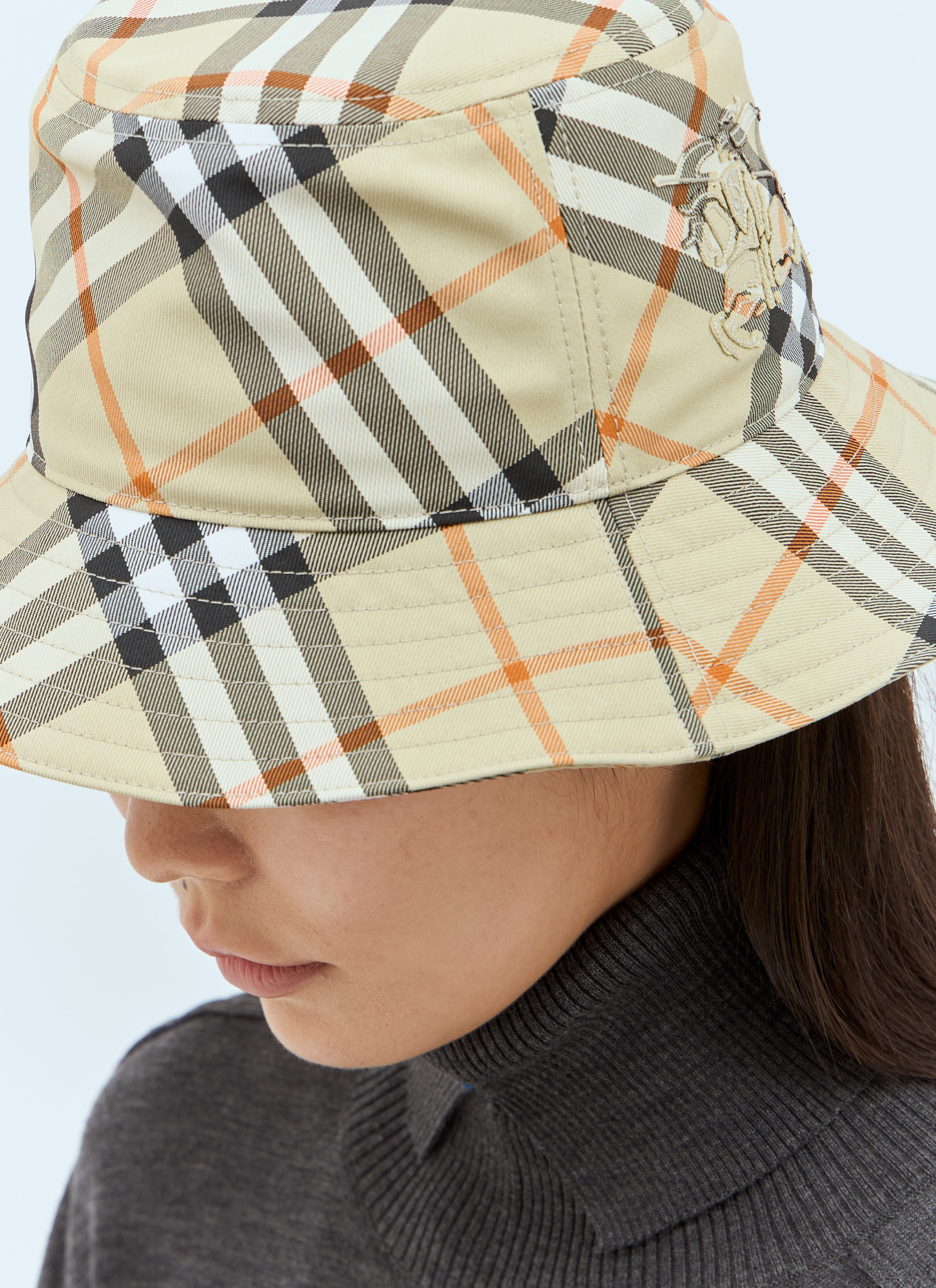 Burberry Women Check Bucket Hat - 5