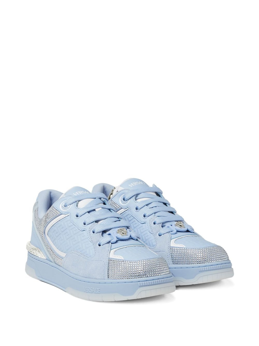 Biggie Basket crystal-embellished sneakers - 2