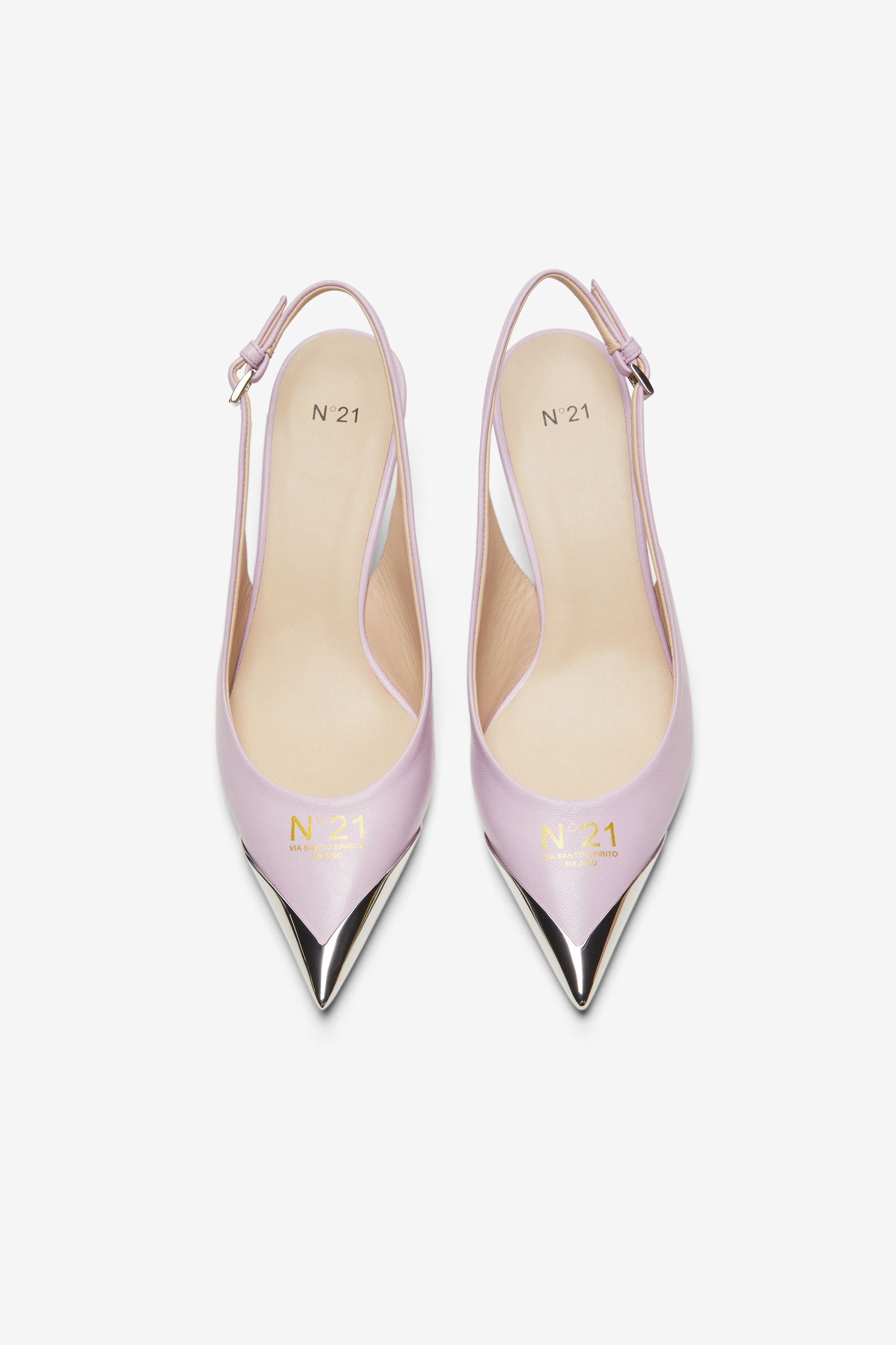 LOGO-PRINT SLINGBACK PUMPS - 2
