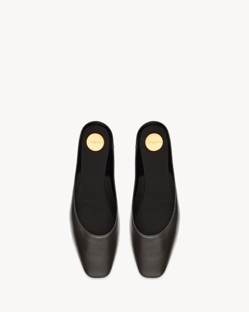 SAINT LAURENT LIDO SLIP-ONS IN SMOOTH LEATHER outlook