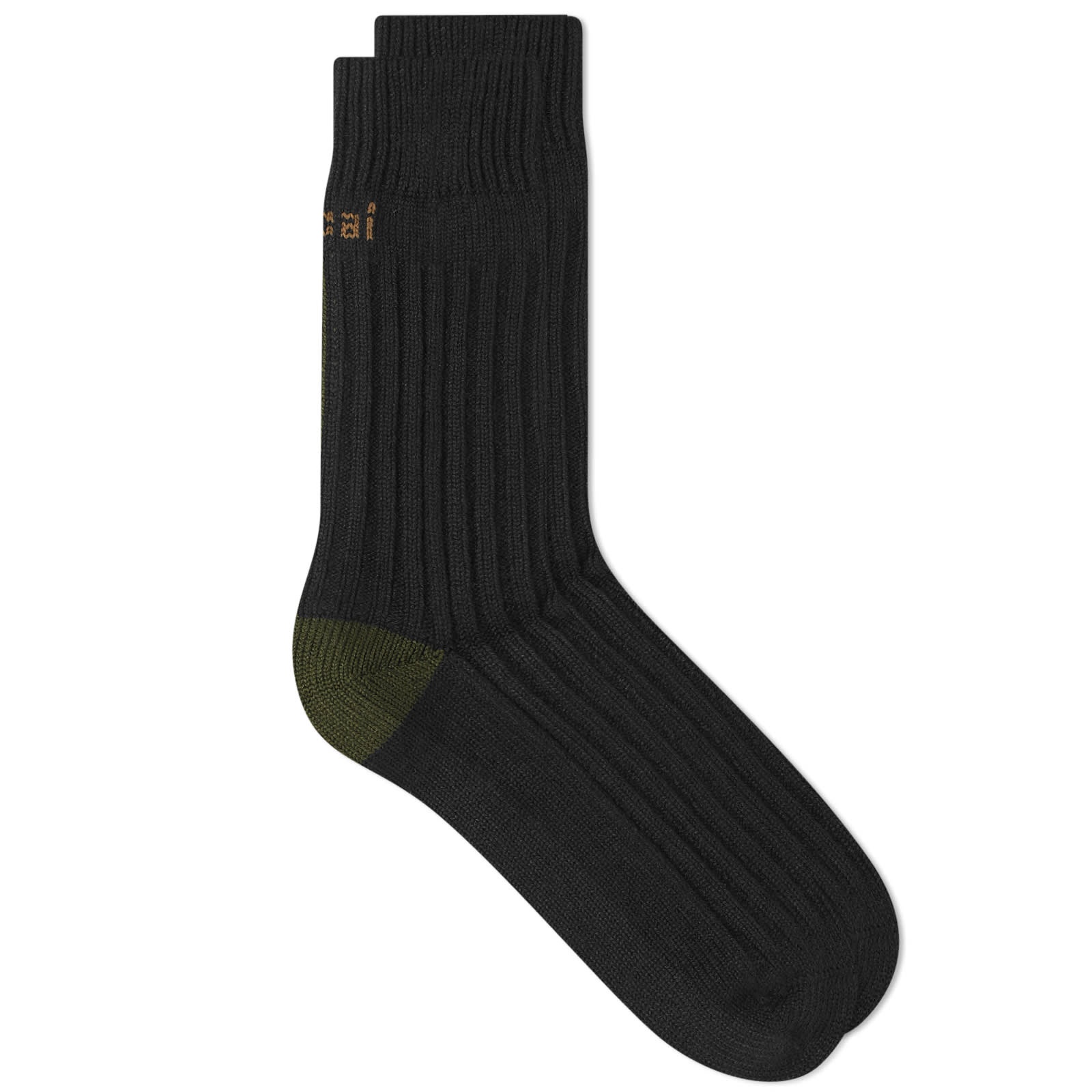Sacai Logo Rib Socks - 1