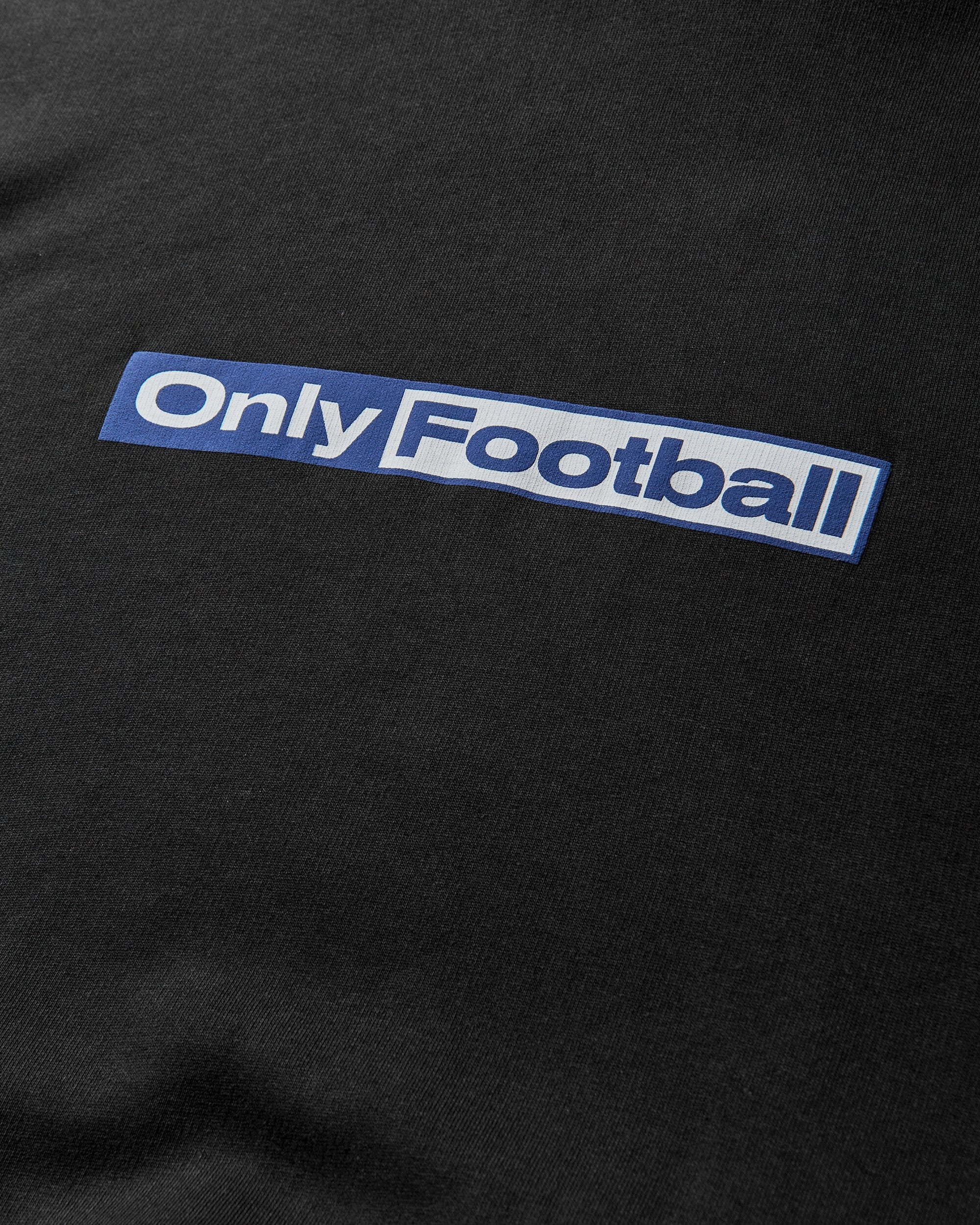 Men's Only Football Masked Hoodie Washed Black - 3