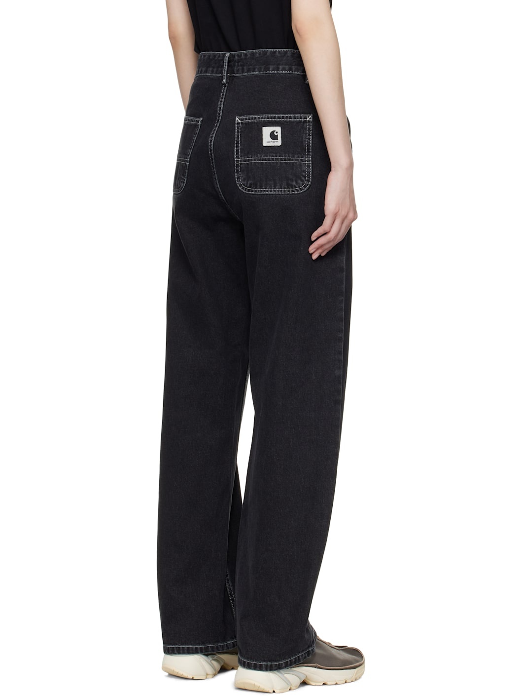 Black Simple Jeans - 3
