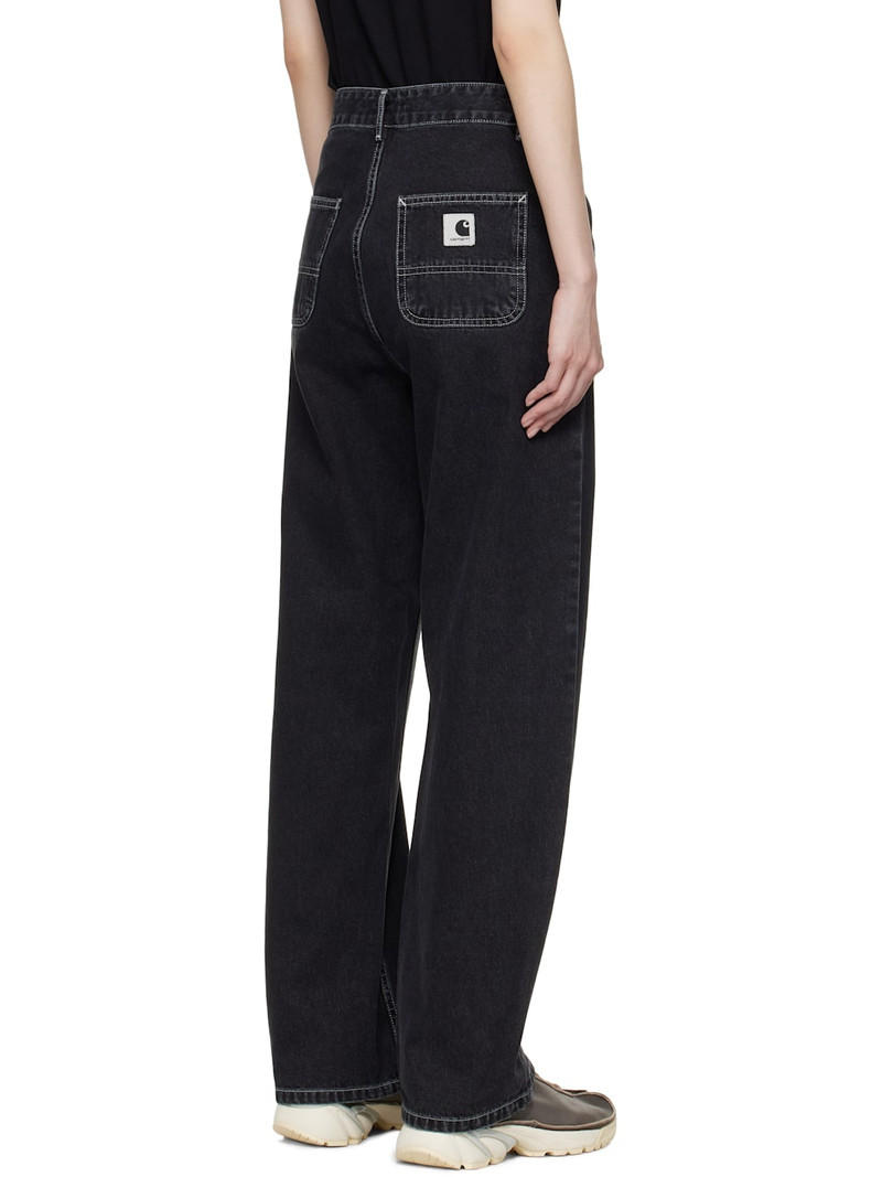 Black Simple Jeans 3