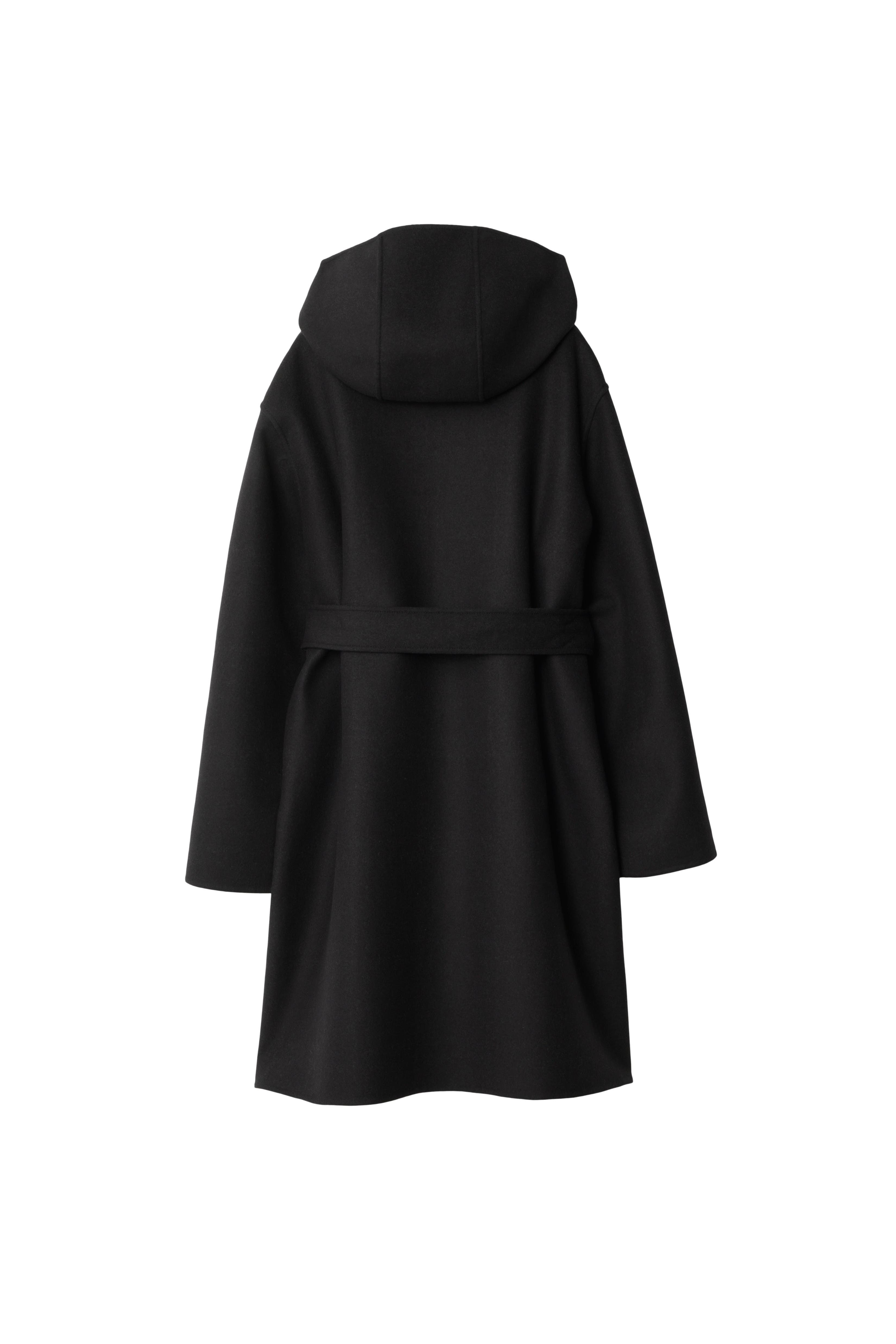 burberry Mid-length Reversible Check Wool Car Coat in Black at Nordstrom - 6
