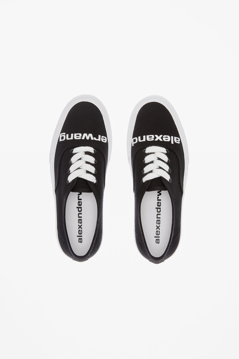 Alexander Wang DROPOUT CANVAS LOGO SNEAKER outlook