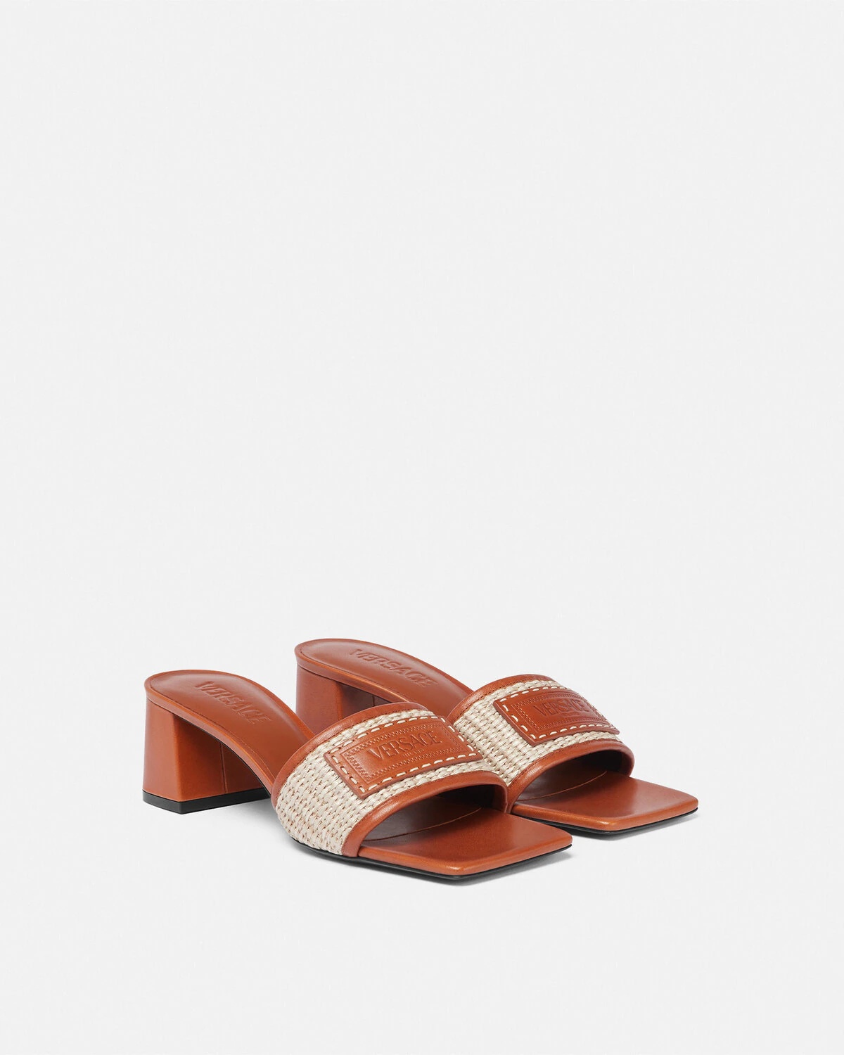 Theia Raffia Mules 55 mm - 2