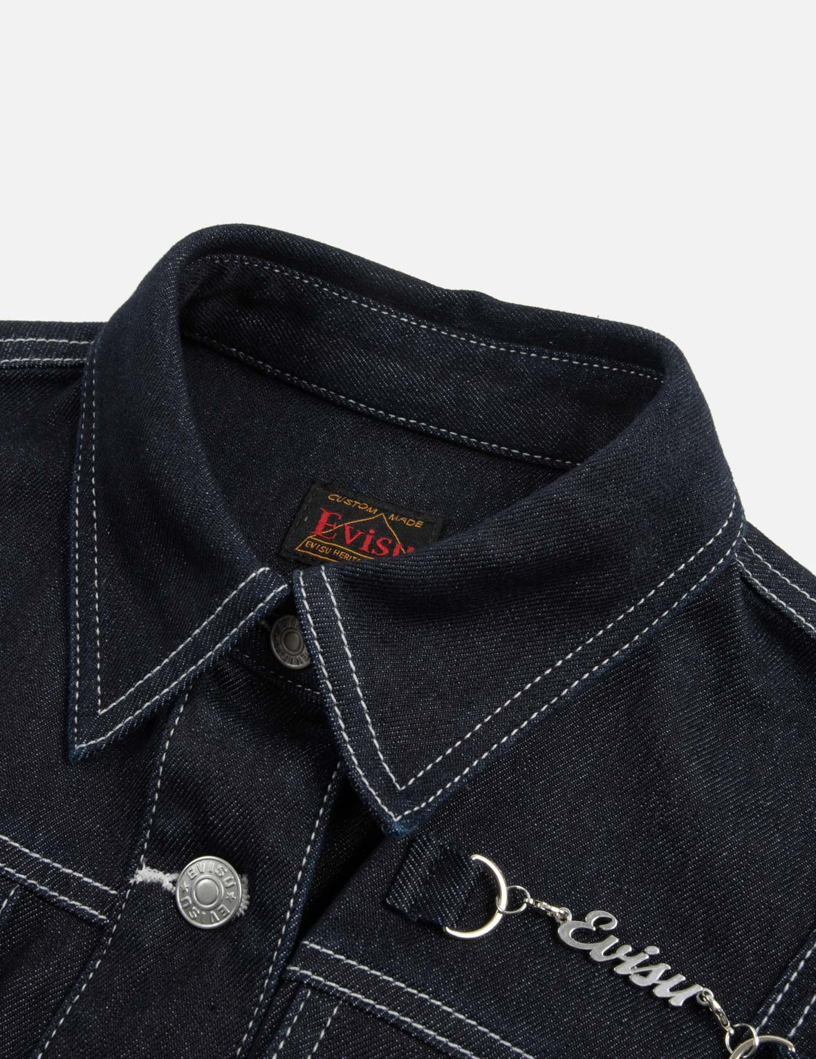 SEAGULL EMBROIDERY LOOSE FIT DENIM SHIRT DRESS - 7