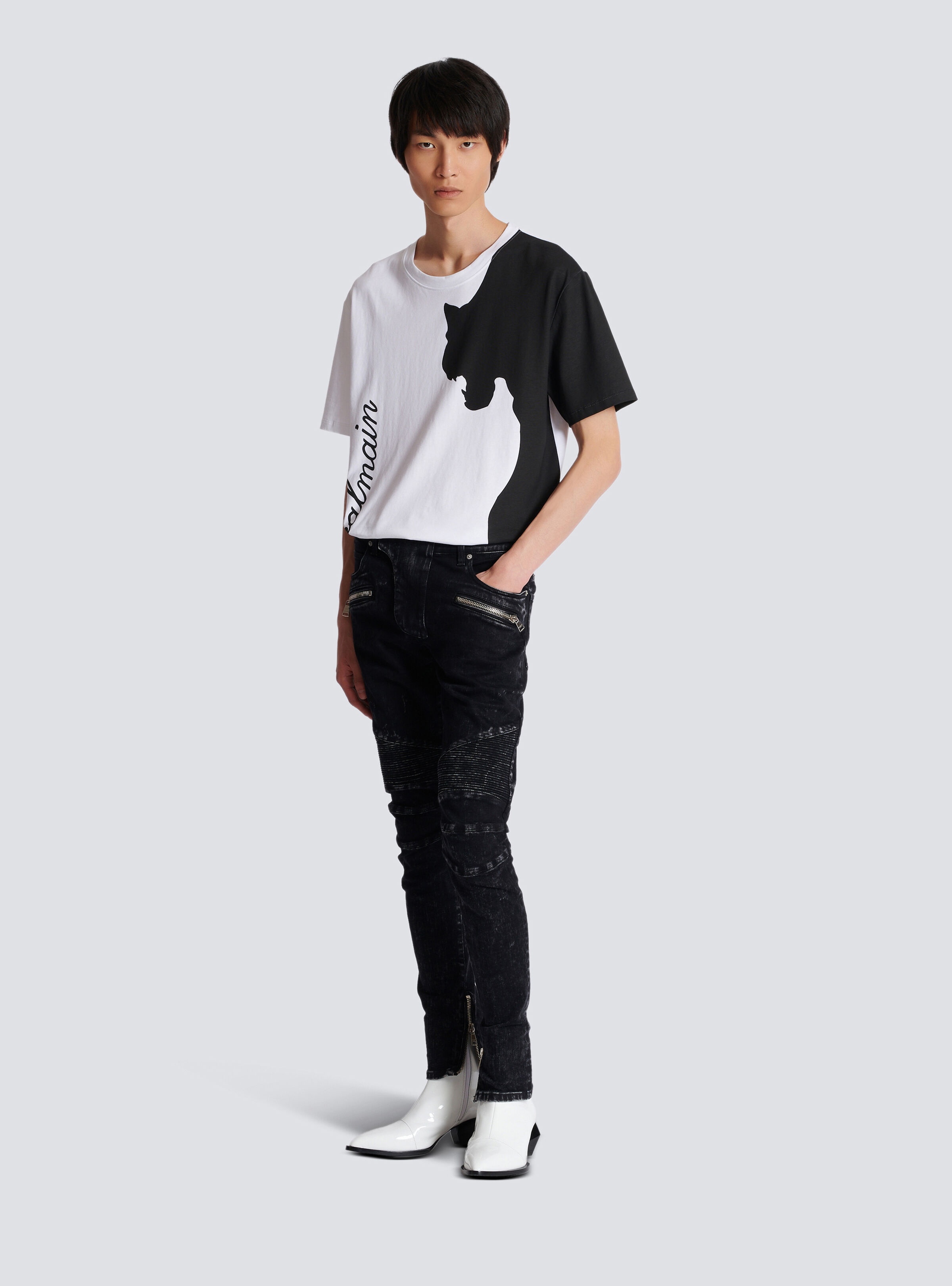 Tiger print short-sleeved T-shirt - 2