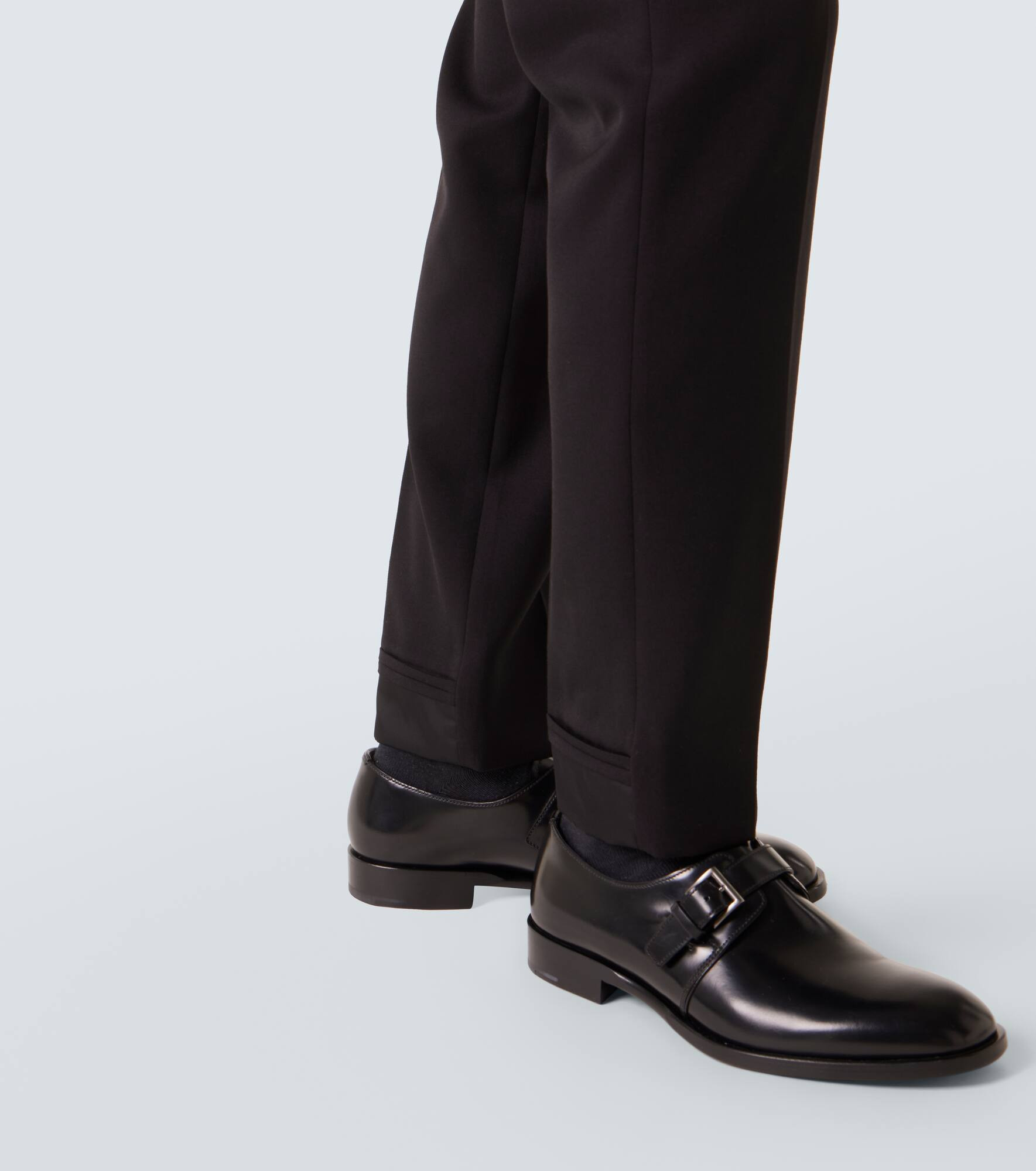 Virgin wool straight pants - 6