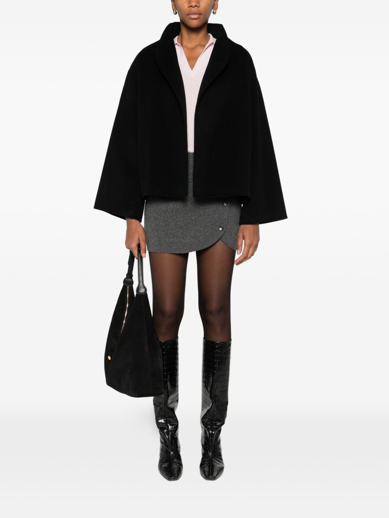 Max Mara collared ribbed top outlook