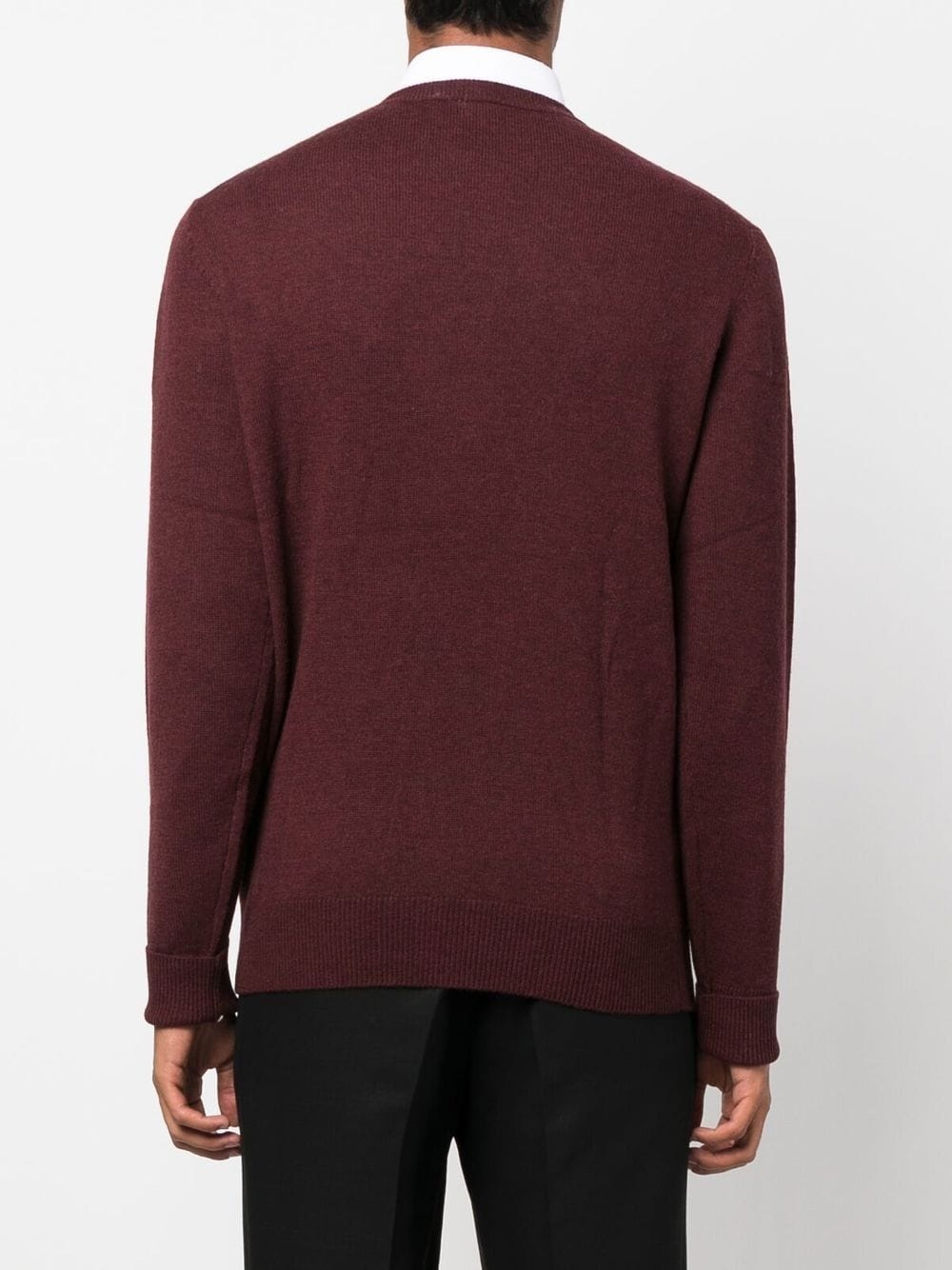 crew-neck long-sleeve jumper - 4