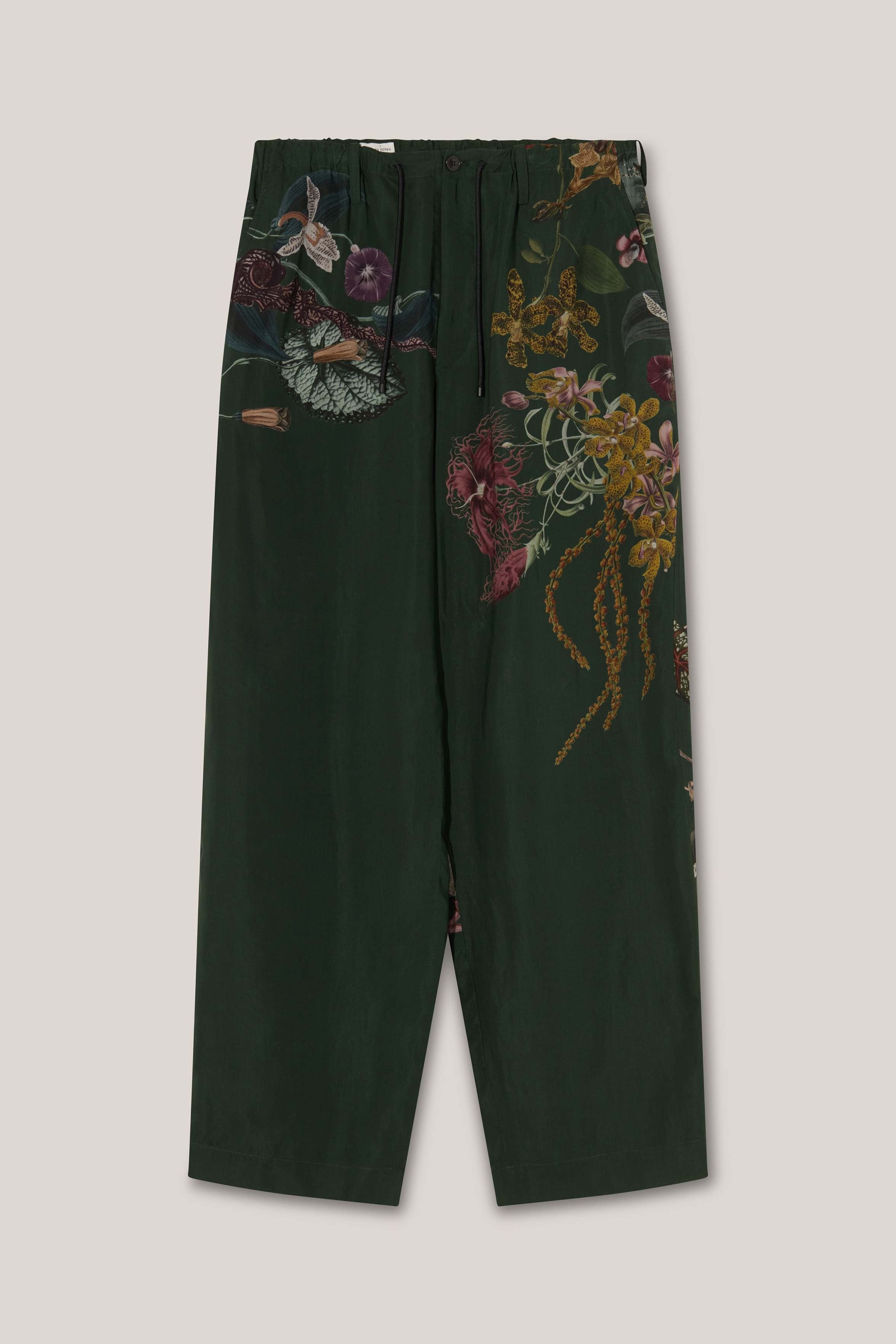 Satin Trousers With Floral Print - 4