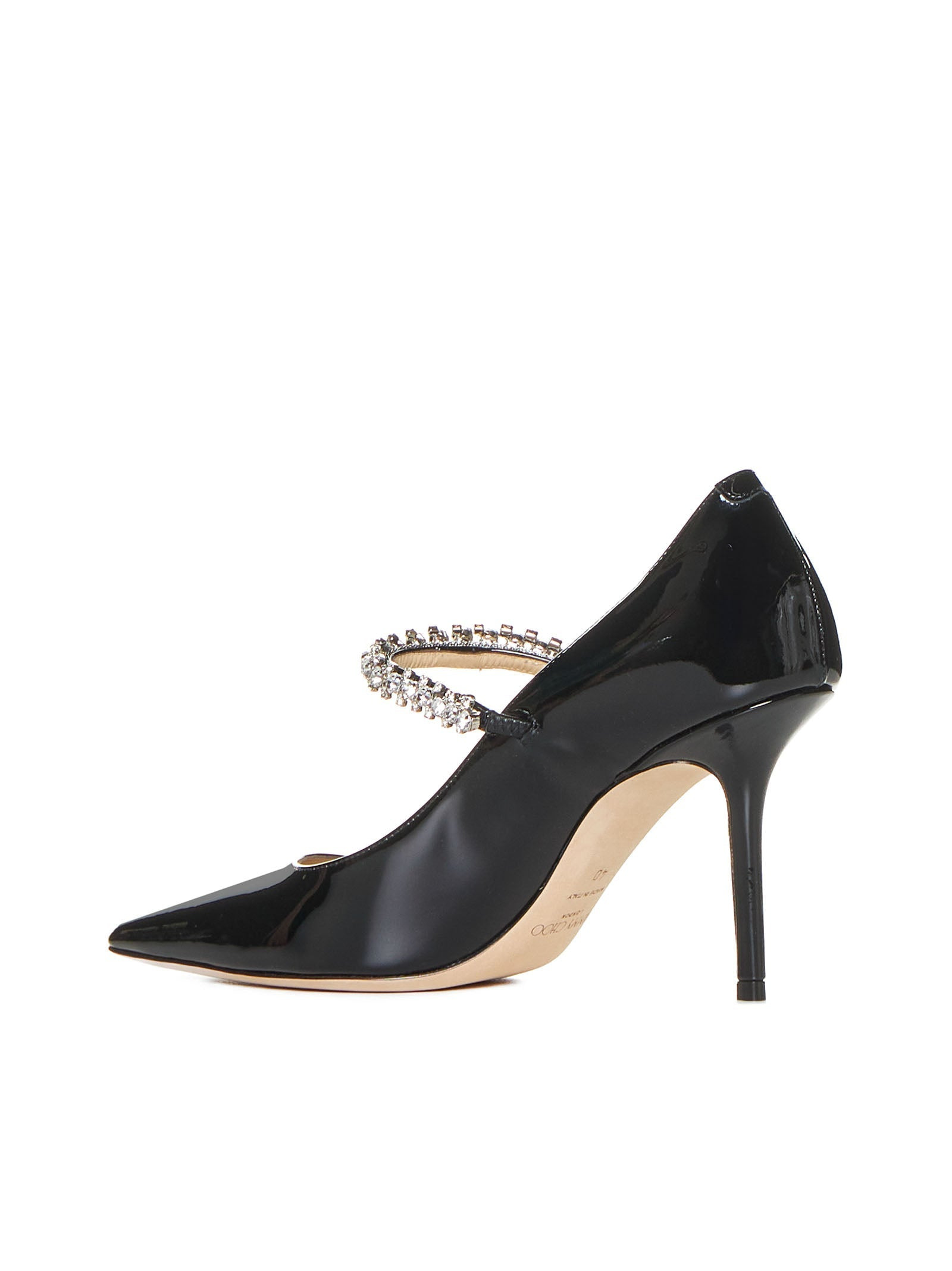 Jimmy Choo Women Bing Crystals Patent Leather Pumps - 3