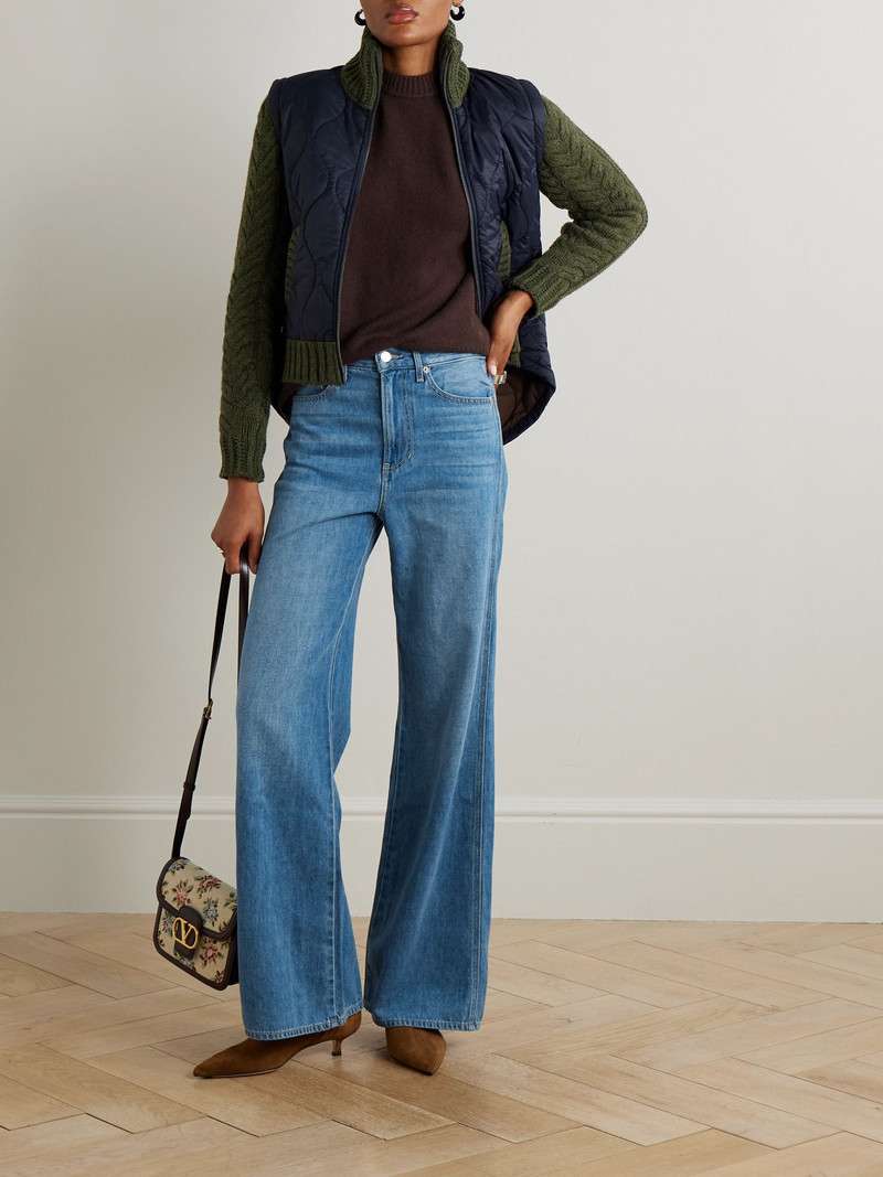 VERONICA BEARD Taylor high-rise wide-leg jeans Mid denim outlook