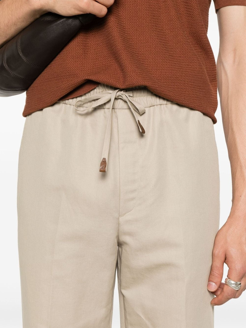mid-rise tapered chinos 5