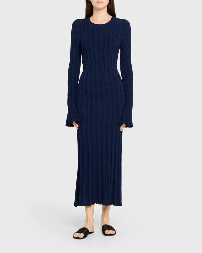 Sea Rhea Cable-Knit Midi Dress outlook