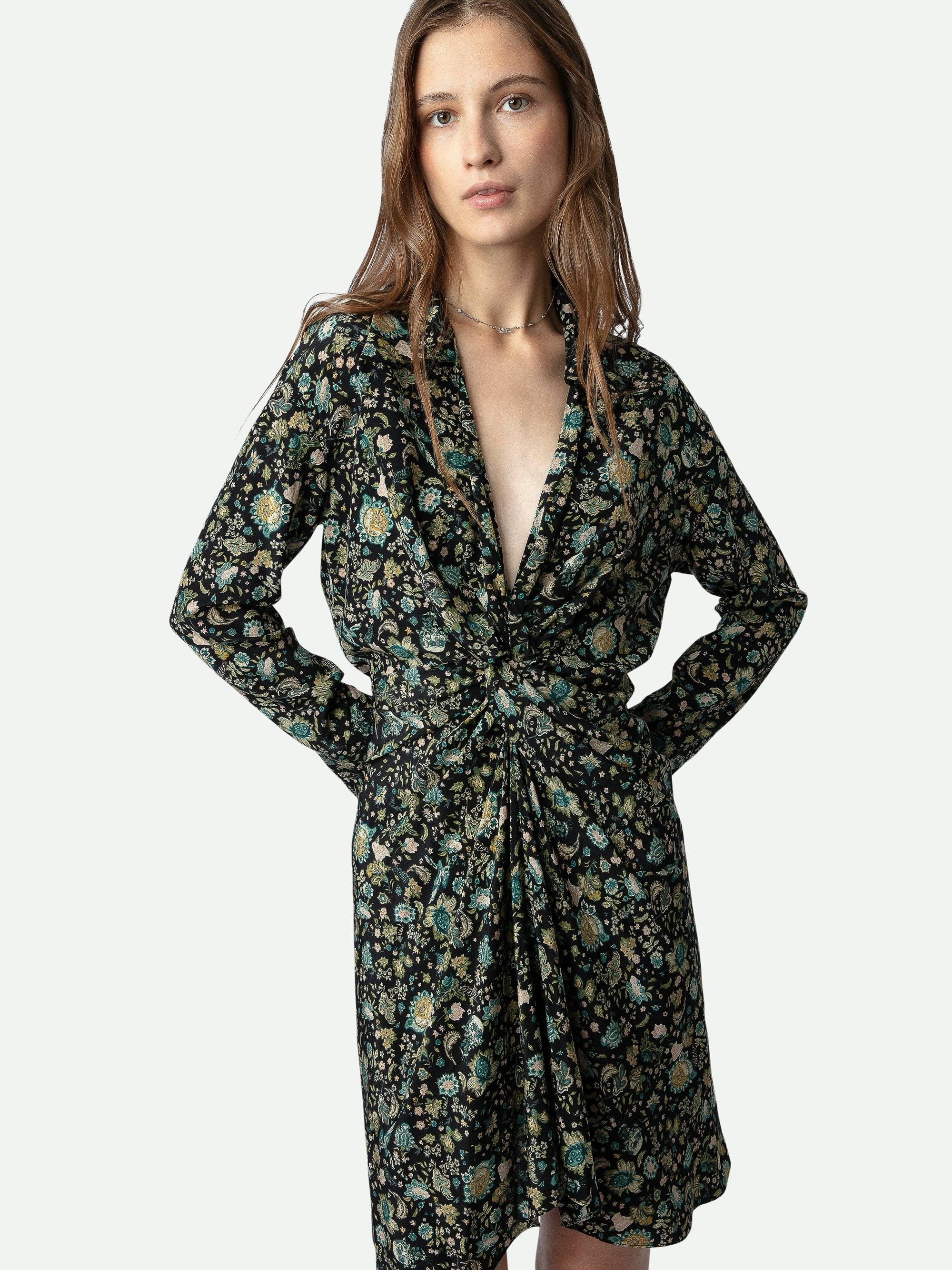 Rozo Silk Dress - 5