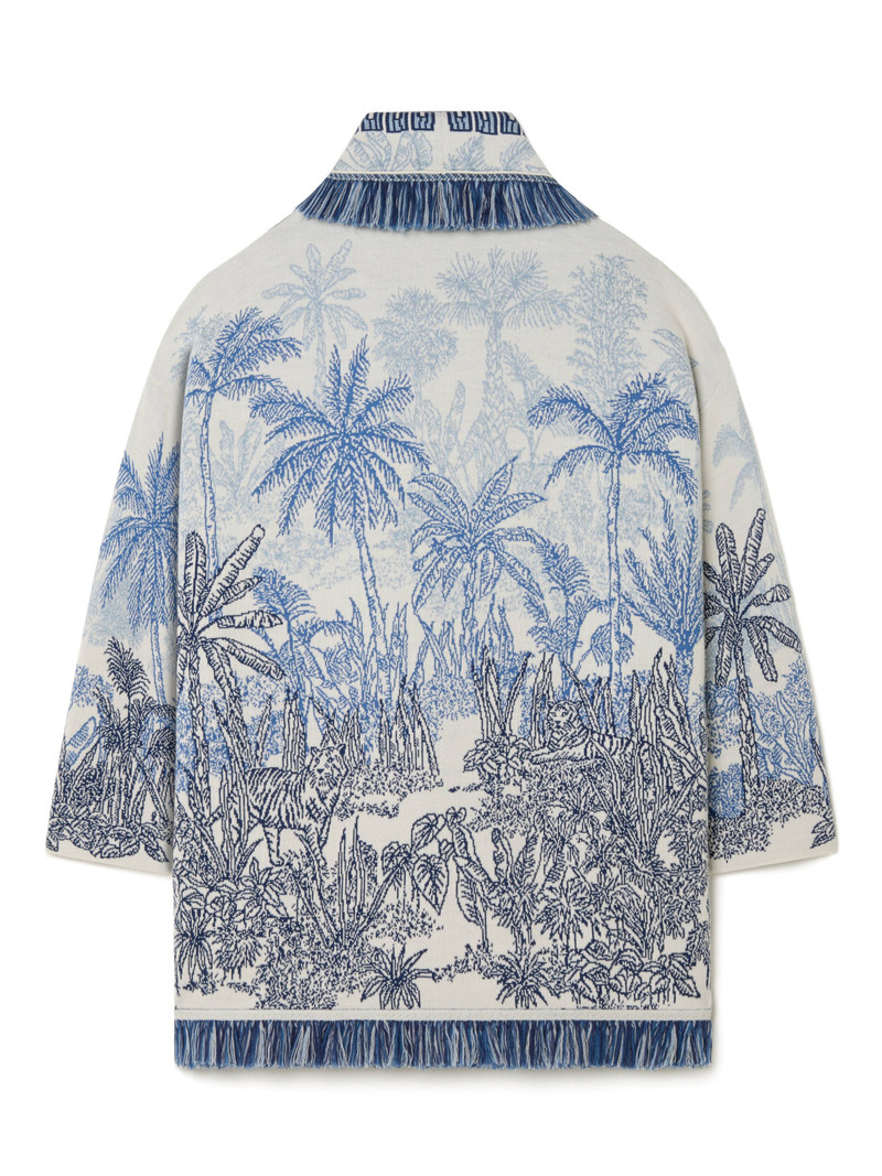 Jungle Toile De Jouy Cardigan 3