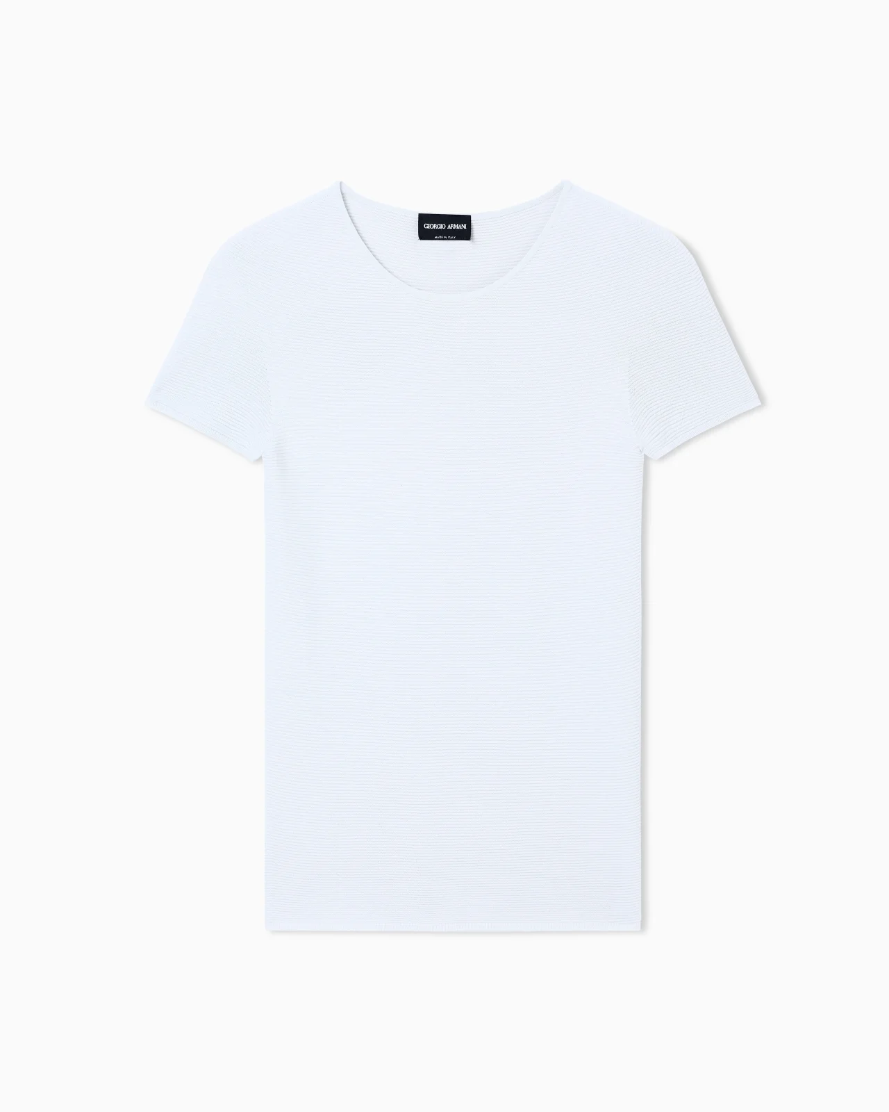 Links-stitch viscose short-sleeved jumper - 1