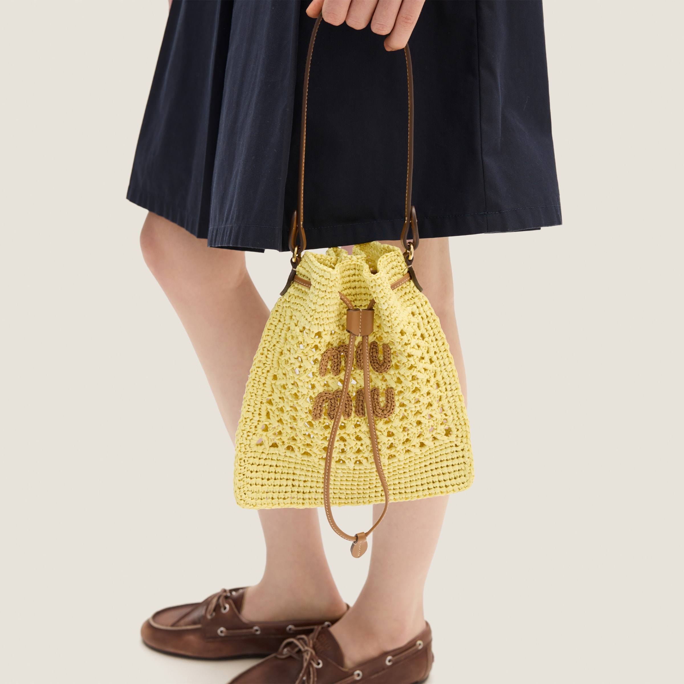 Woven fabric mini-bag - 3