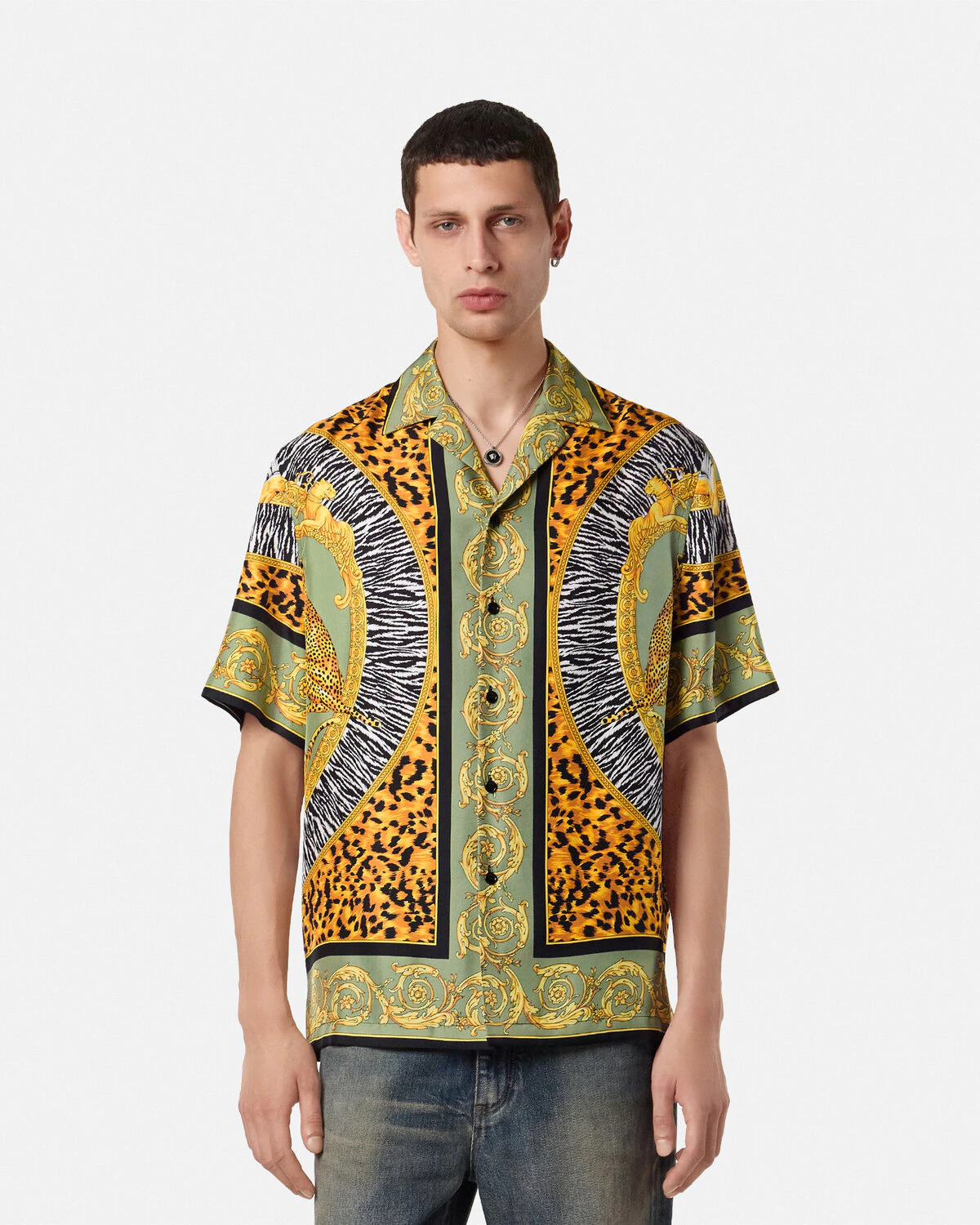 Wild Cats Silk Shirt - 4