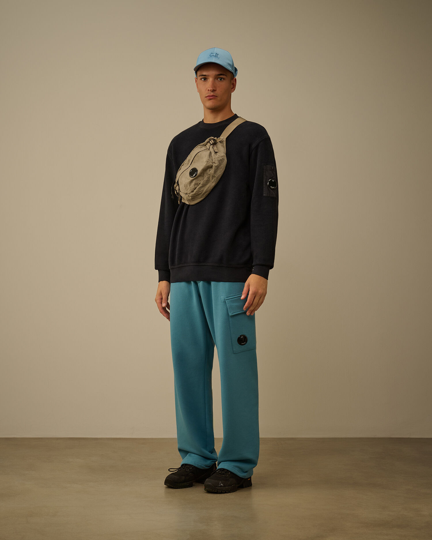 Brushed Emerized Diagonal Fleece Crewneck Sweatshirt - 2