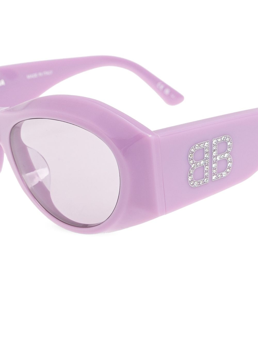 oval-frame sunglasses - 3
