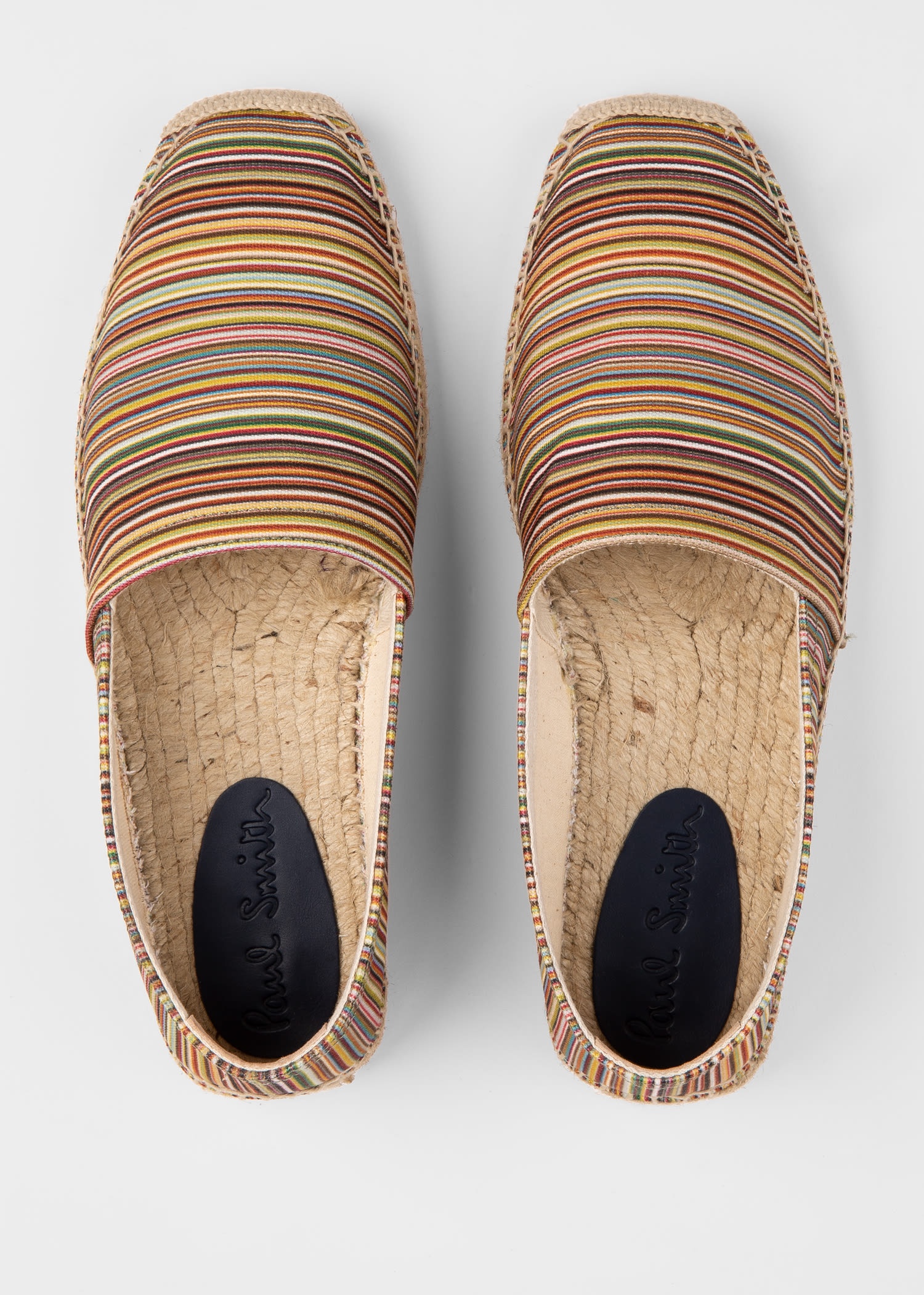 Paul Smith Signature Stripe Clemons Espadrilles REVERSIBLE