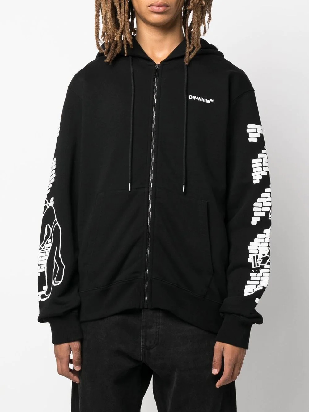 graphic-print hoodie - 2