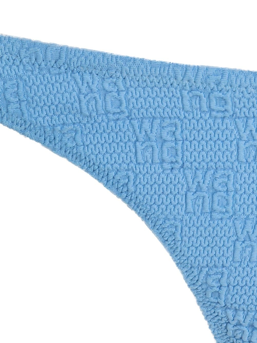 logo-knit bikini bottoms - 3