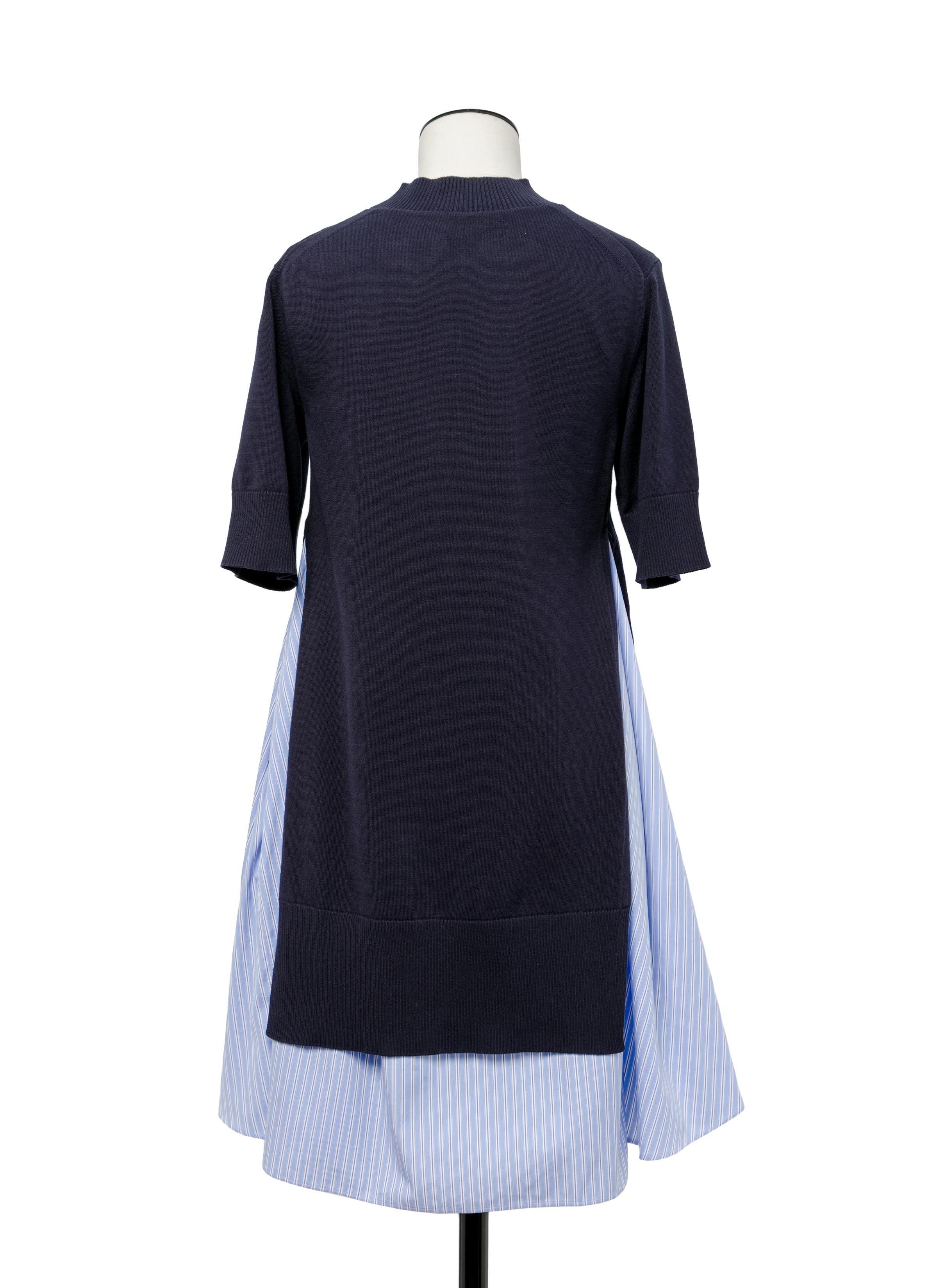 Poplin x Knit Dress - 4