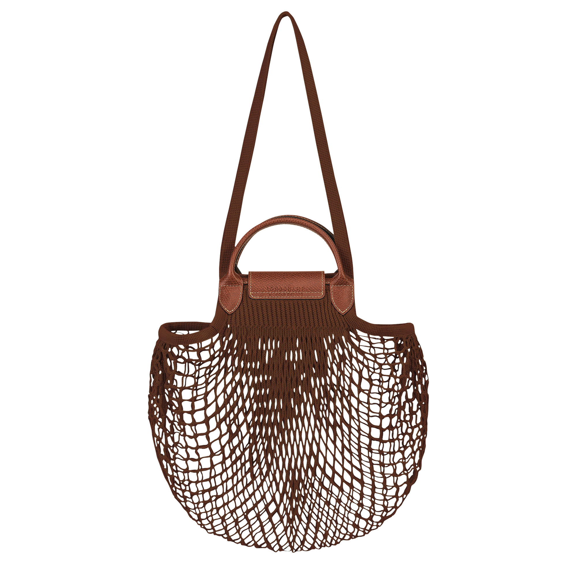 Longchamp Le Pliage filet L Mesh bag Tobacco - Canvas