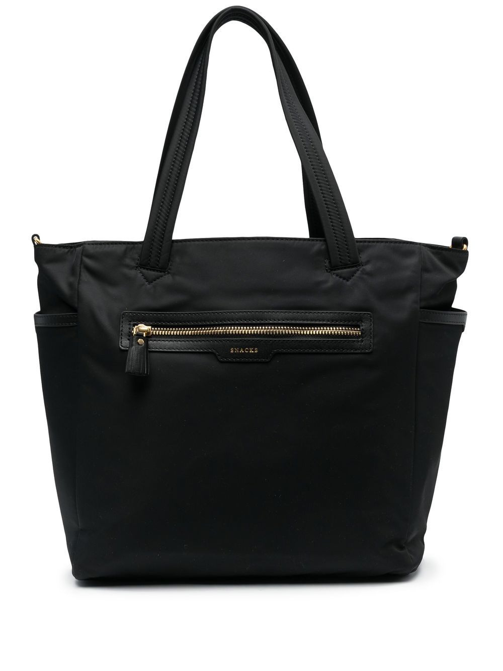 logo-detail oversized tote bag - 4