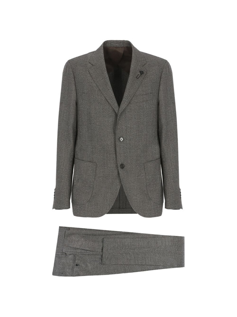 flower-button suit 1