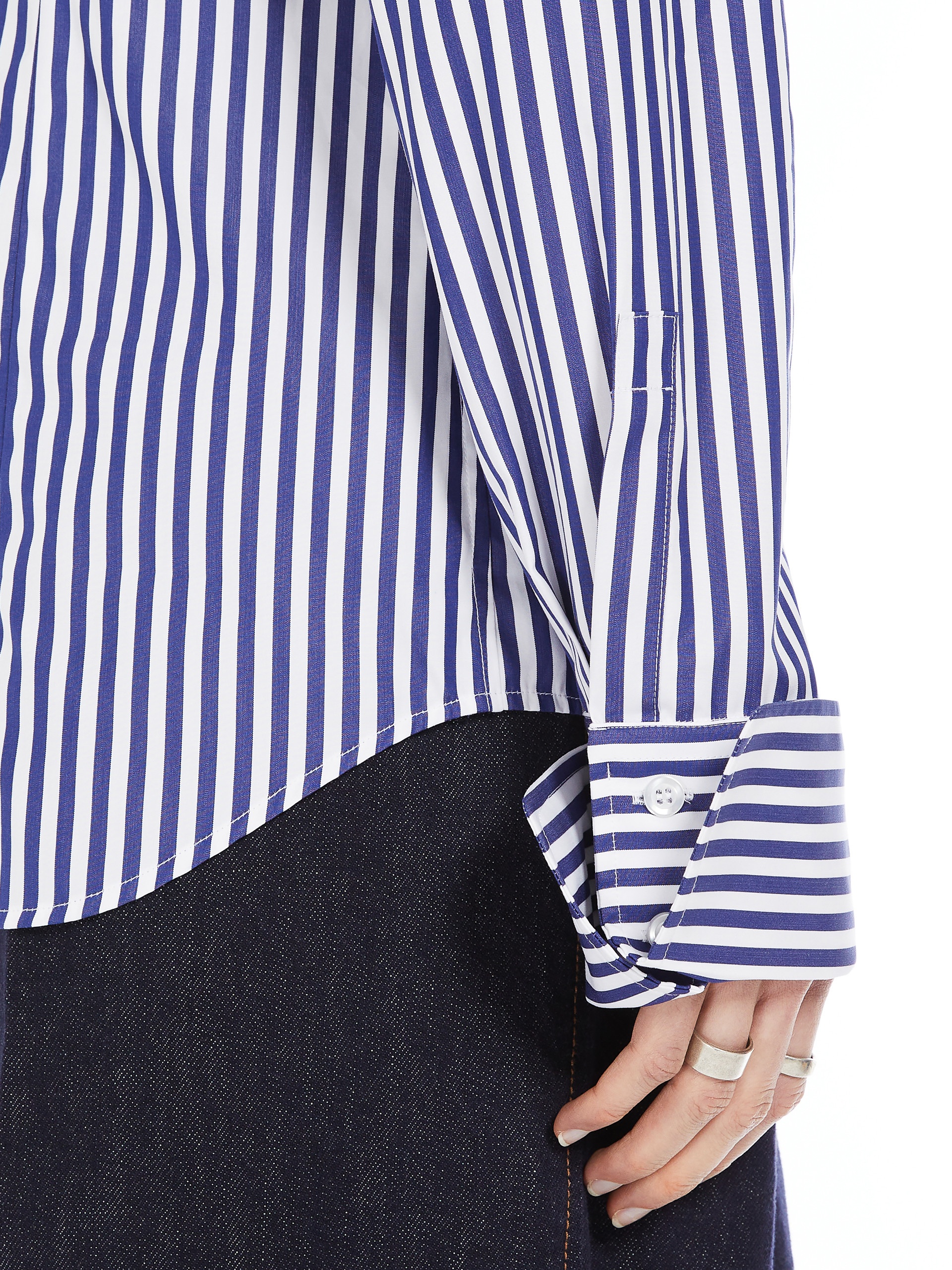 CONIO Striped poplin shirt - 5