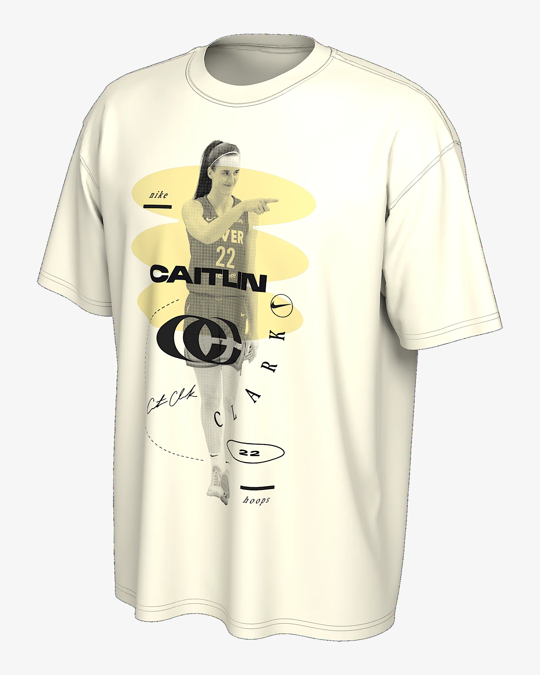 Caitlin Clark Logo Nike Basketball T-Shirt - 1