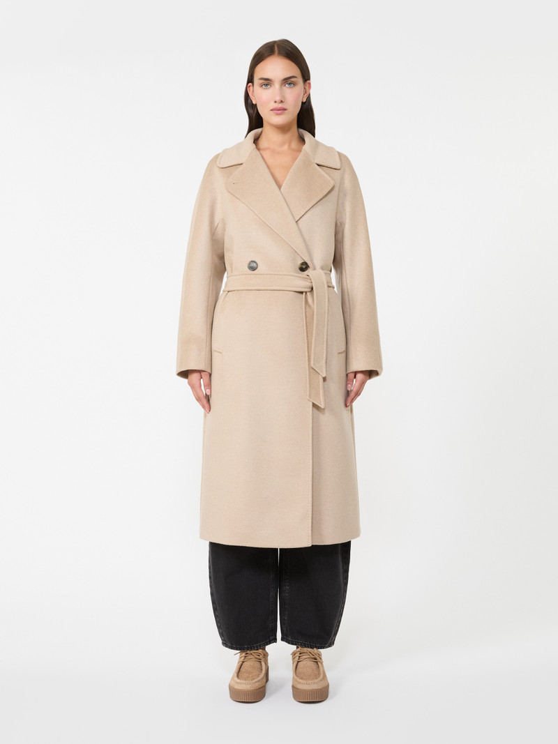 RESINA Double-breasted wool midi coat 3