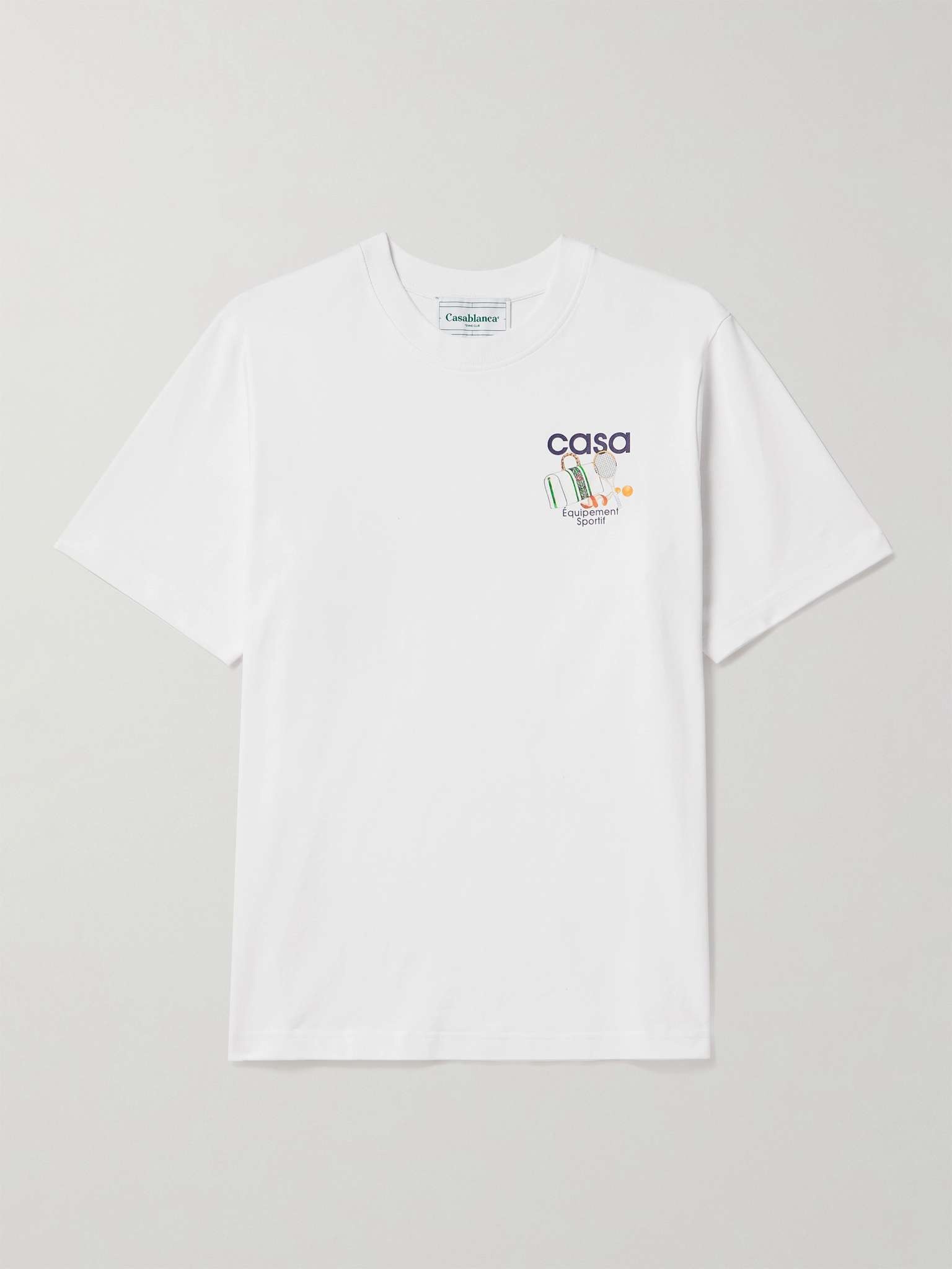 Equipement Sportif Logo-Print Organic Cotton-Jersey T-Shirt - 1
