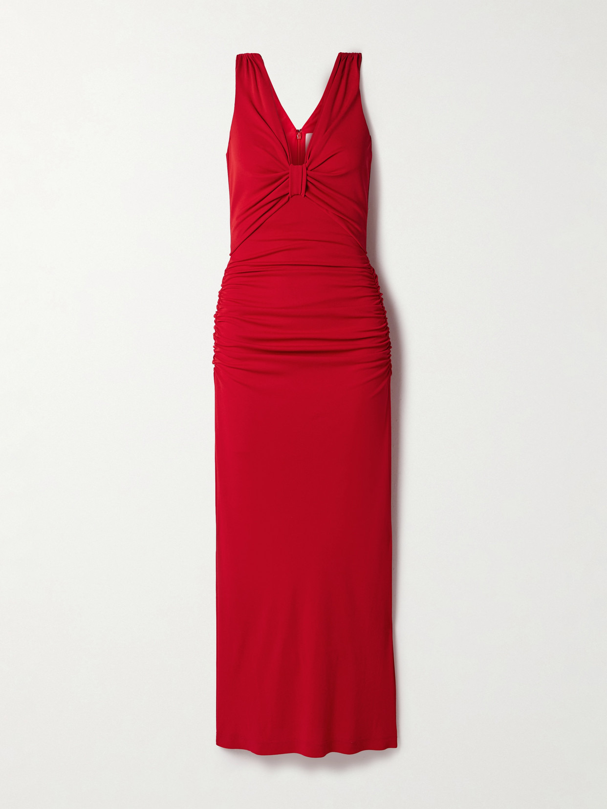Ruched Stretch-jersey Maxi Dress - 1