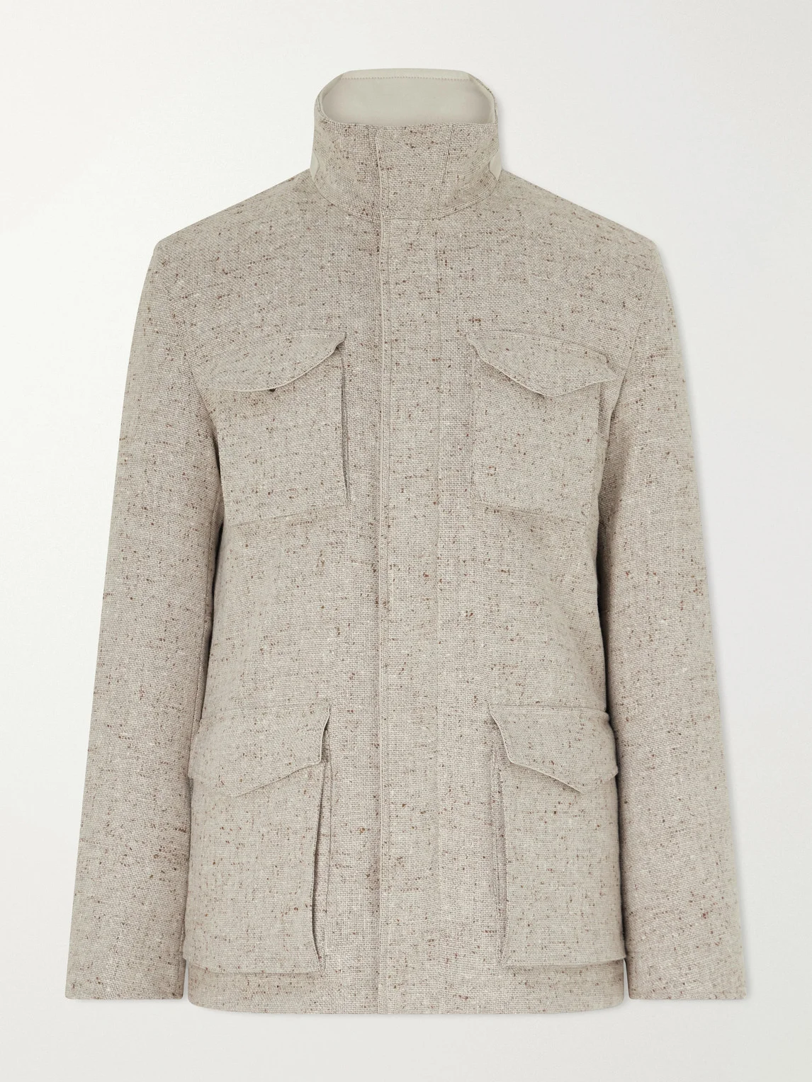 Virgin Wool-Tweed Field Jacket - 1
