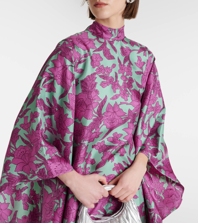 Magnifico silk twill midi dress 4