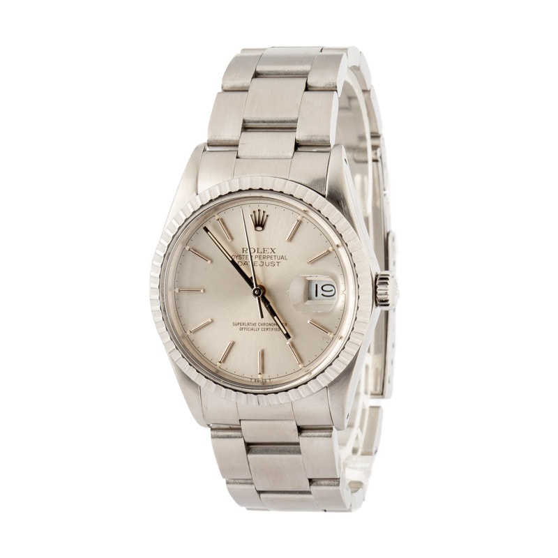 Rolex Datejust 16030 Silver Dial - 2