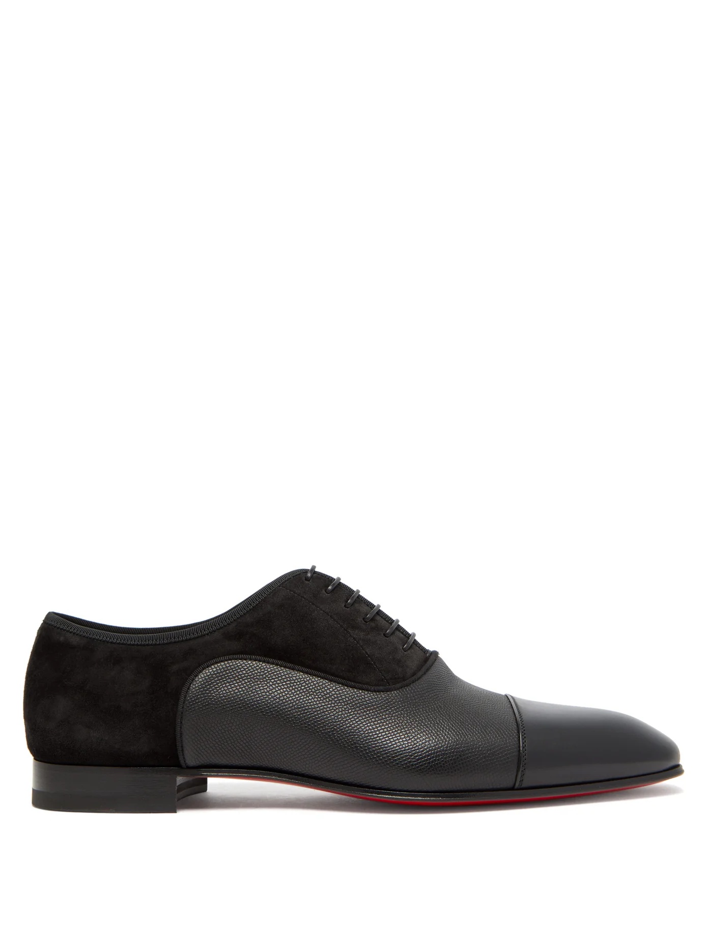 Greggo panelled leather oxford shoes - 1