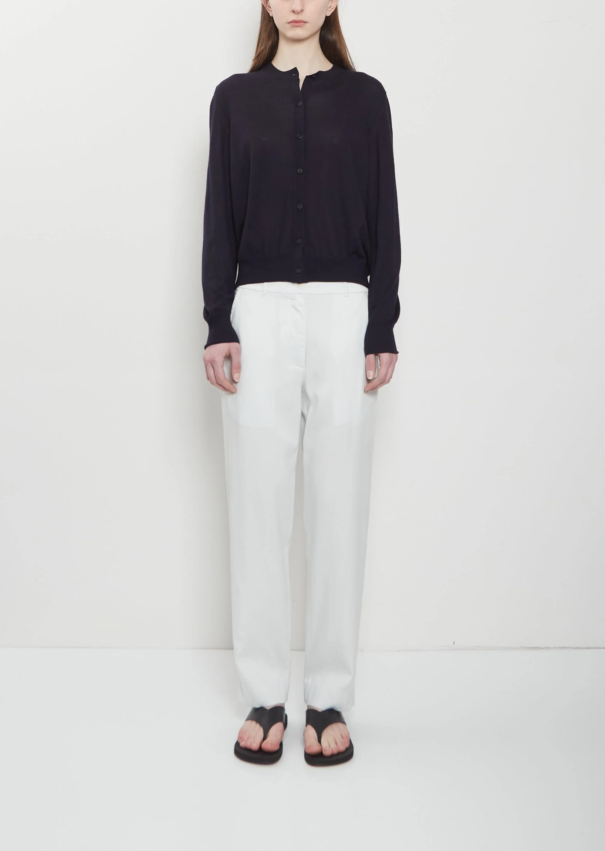 Karsten Lyocell Pant — Chalk - 1