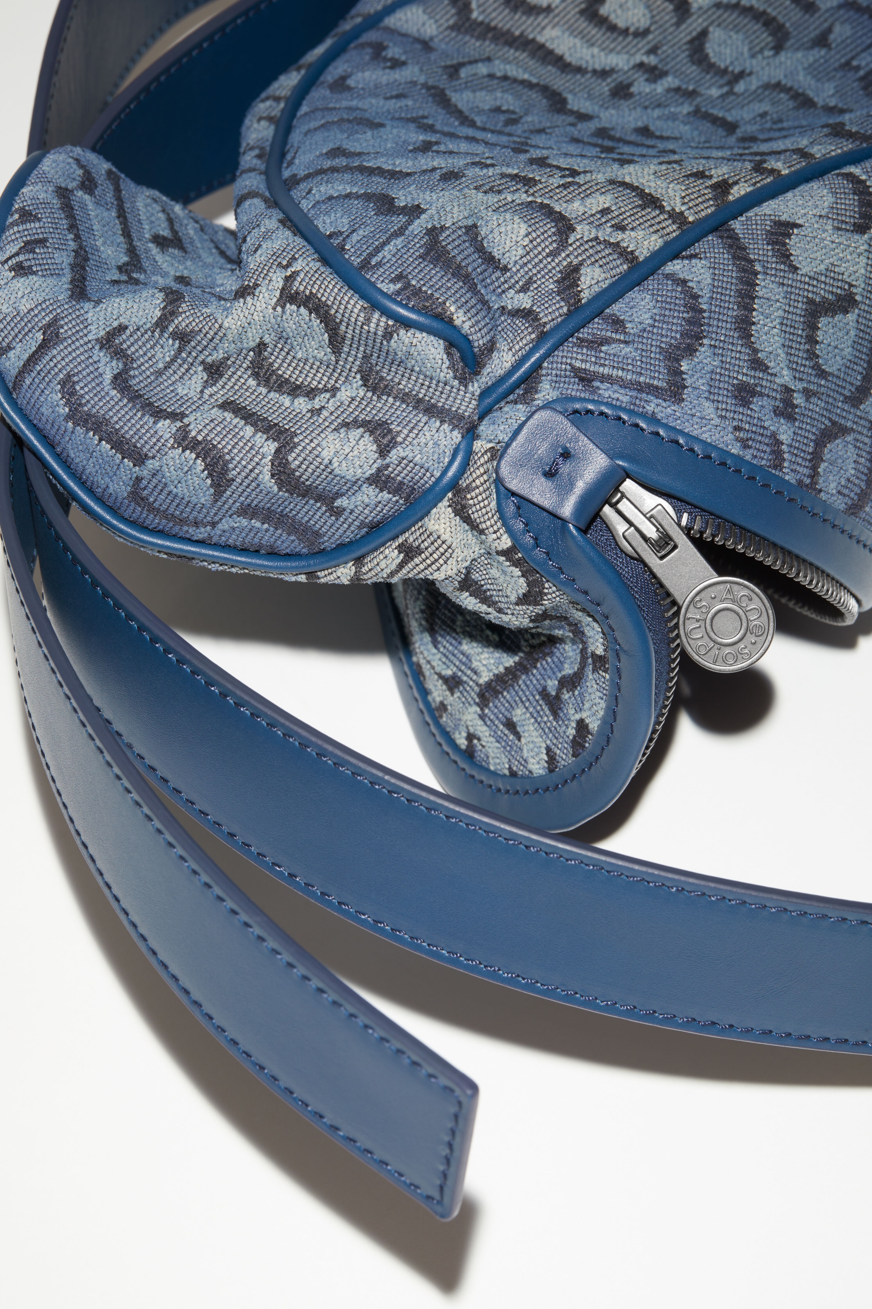 Monogram mini pouch - Denim Blue - 4