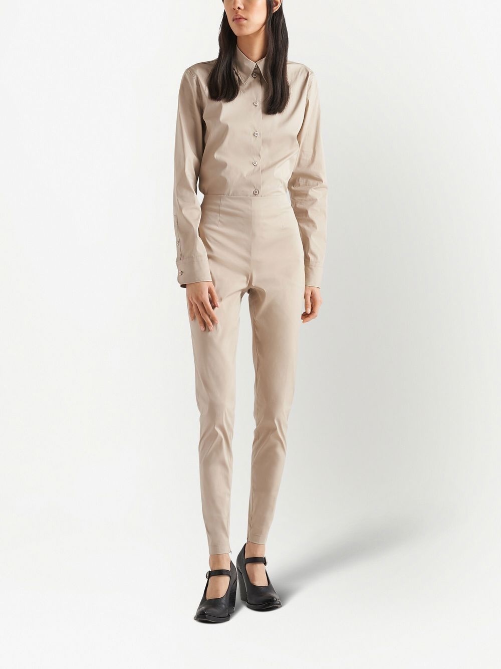 long-sleeve button-up shirt - 2