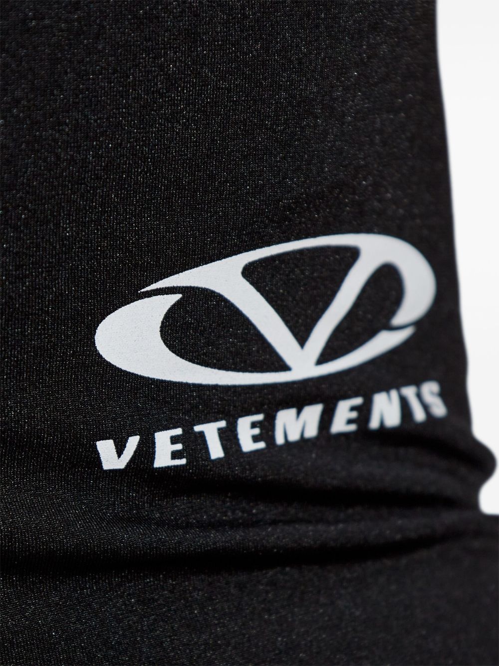 logo-print track shorts - 5